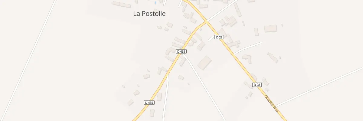 Plan du 5 Rte de Voisines à La Postolle