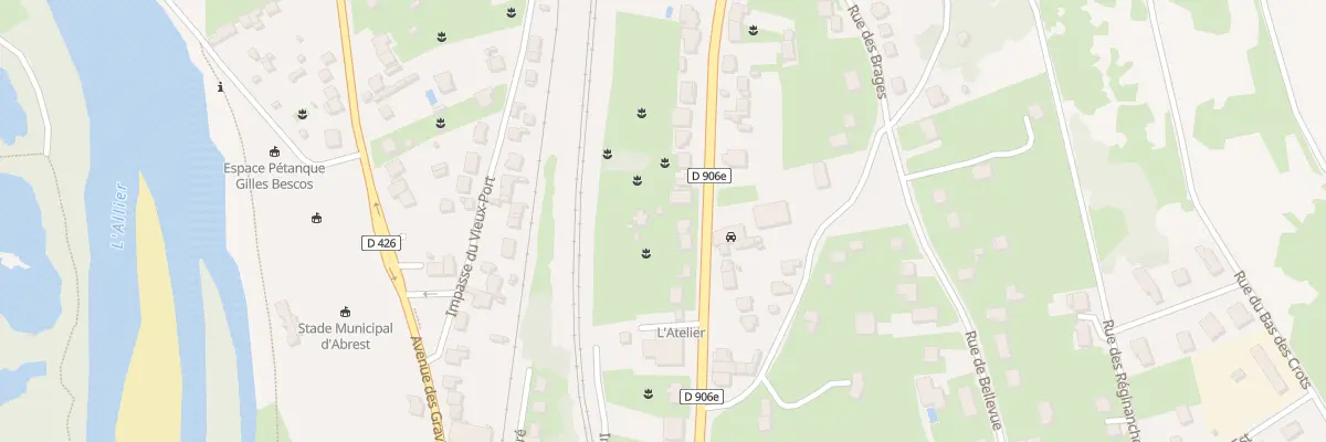Plan du 49 Av de Vichy à Abrest