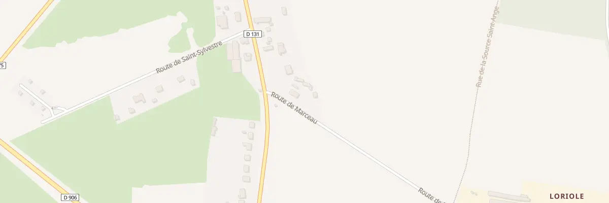 Plan du 4 Rte de Marceau à Hauterive