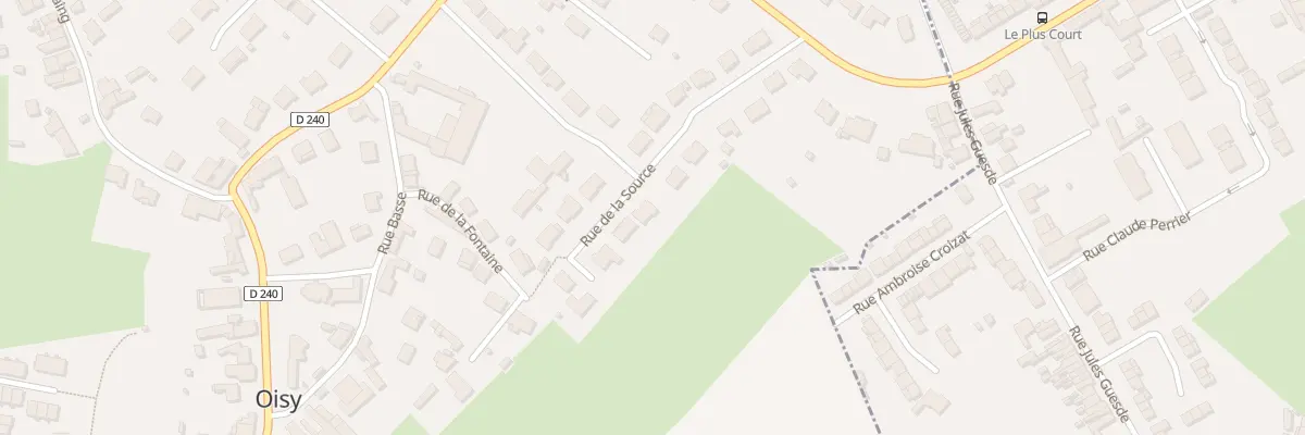 Plan du 3 Rue de la Source à Oisy