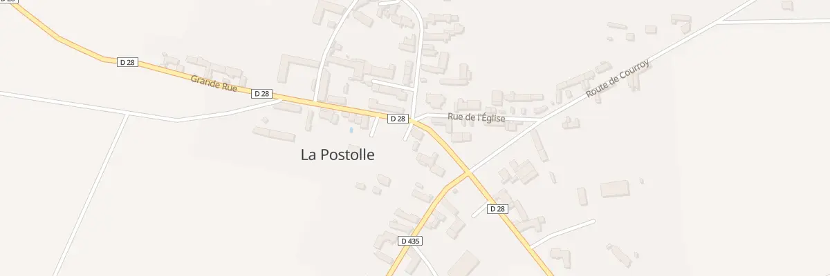 Plan du 26 Gr Grande Rue à La Postolle