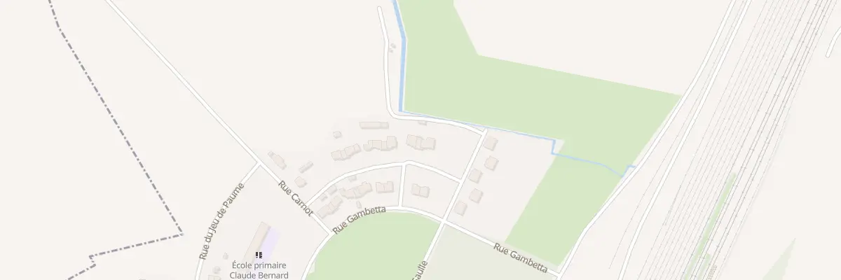 Plan du 23 Rue des Ecoles à Busigny