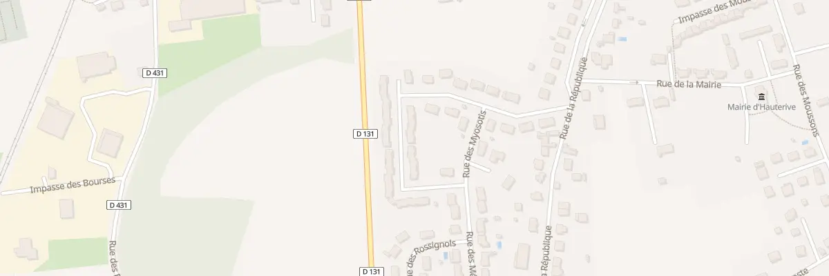 Plan du 7 Rue des Bleuets à Hauterive