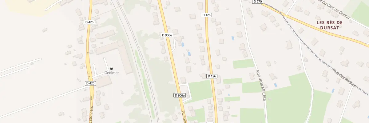 Plan du 144 Av de Vichy à Abrest