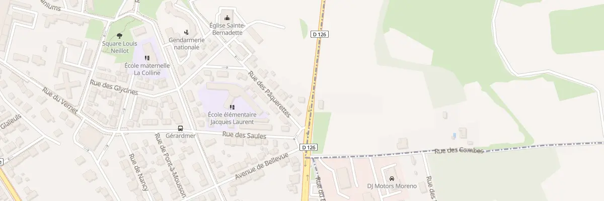 Plan du 83 Rue de la Cote Saint Amand à Vichy