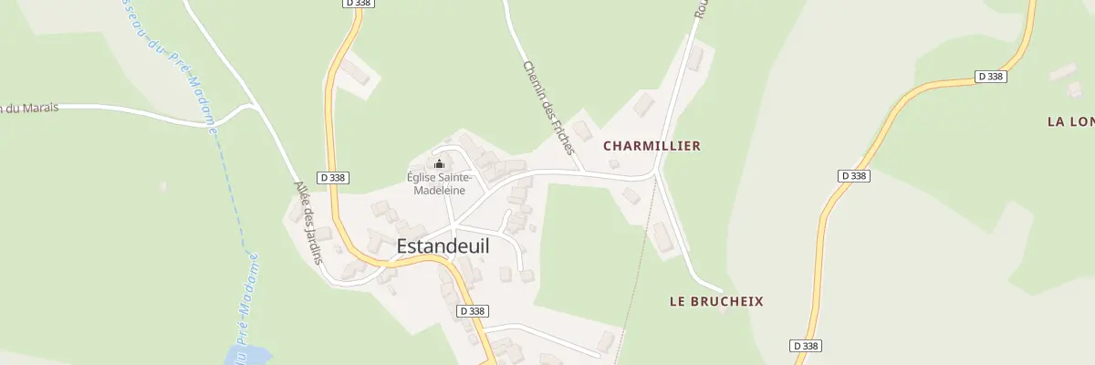 Plan du 5009 Bourg d’Estandeuil à Estandeuil