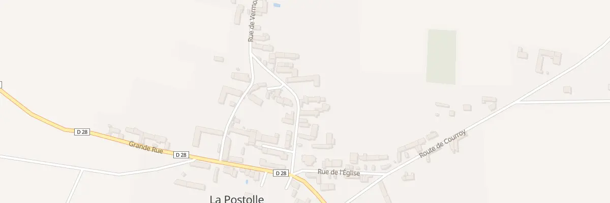 Plan du 14 Rue de Vermont à La Postolle