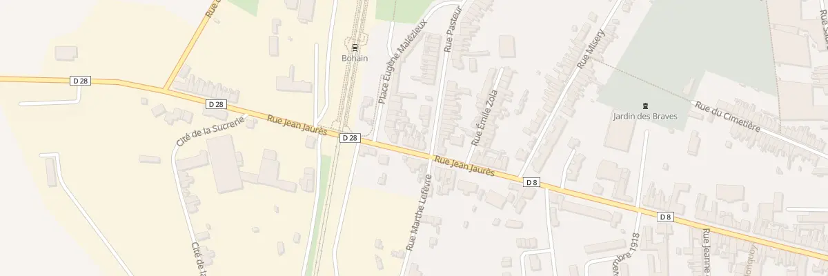 Plan du 136 Rue Jean Jaurès à Bohain-en-Vermandois