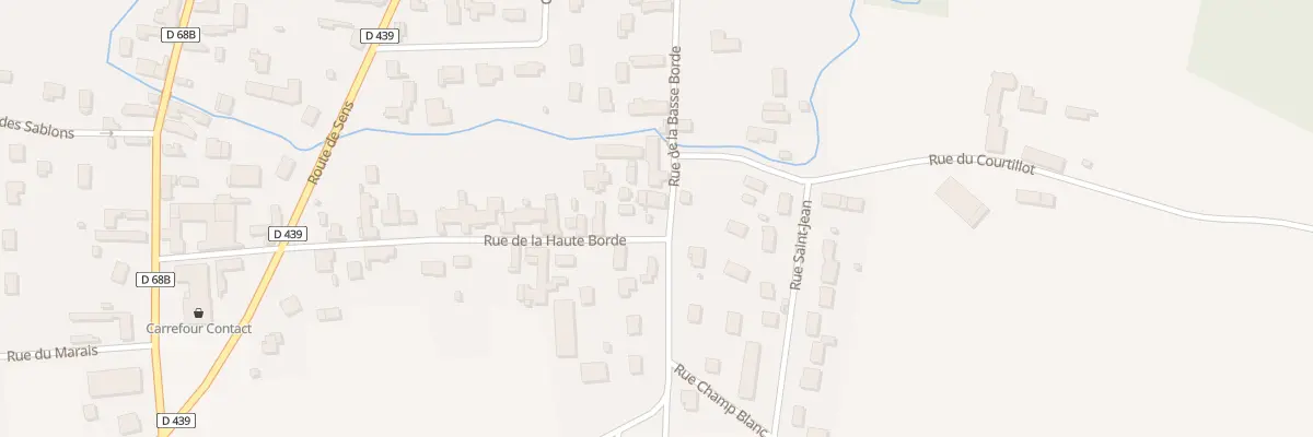 Plan du 26 Rue de la Basse Borde à Traînel