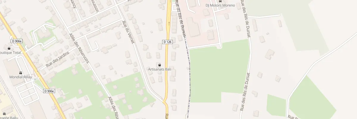 Plan du 56 Rue de la Cote Saint Amand à Vichy
