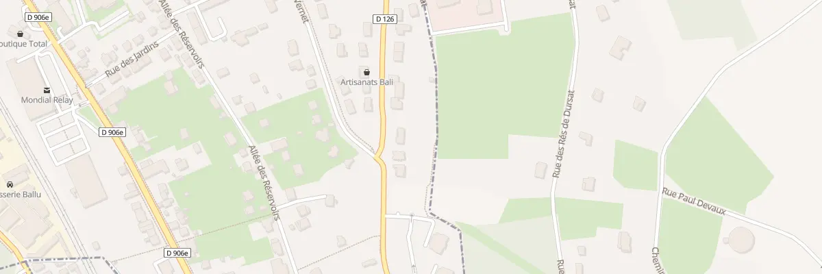Plan du 46 Rue de la Cote Saint Amand à Vichy