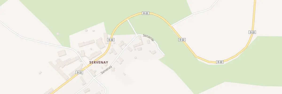 Plan du 3 Servenay à Arcy-Sainte-Restitue