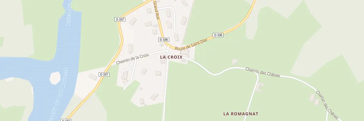 Plan du 5089 La Croix à Estandeuil