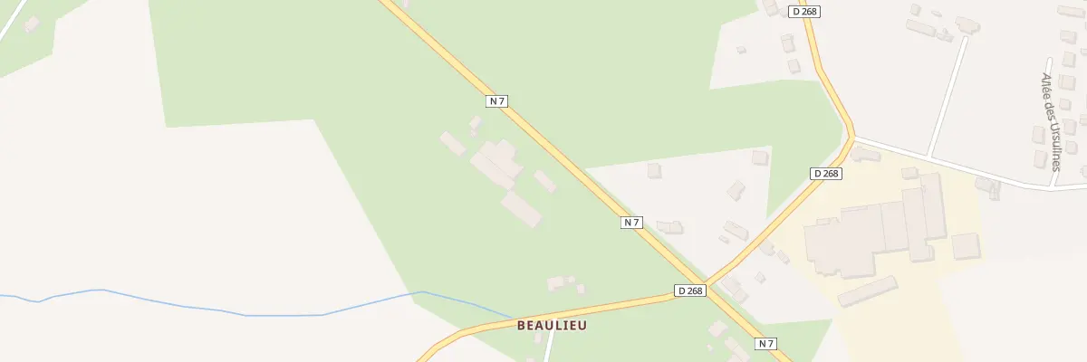 Plan du 10 Rte Nationale 7 à Rongères