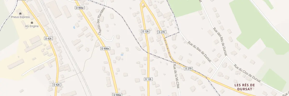 Plan du 5 Rue de la Cascade à Vichy