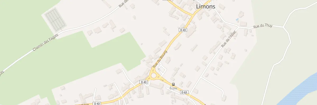 Plan du 20 Rue du Bourg à Limons