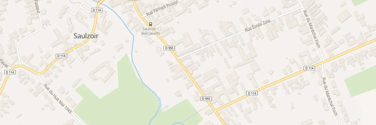 Plan du 25 Rue Jean Jaurès à Saulzoir