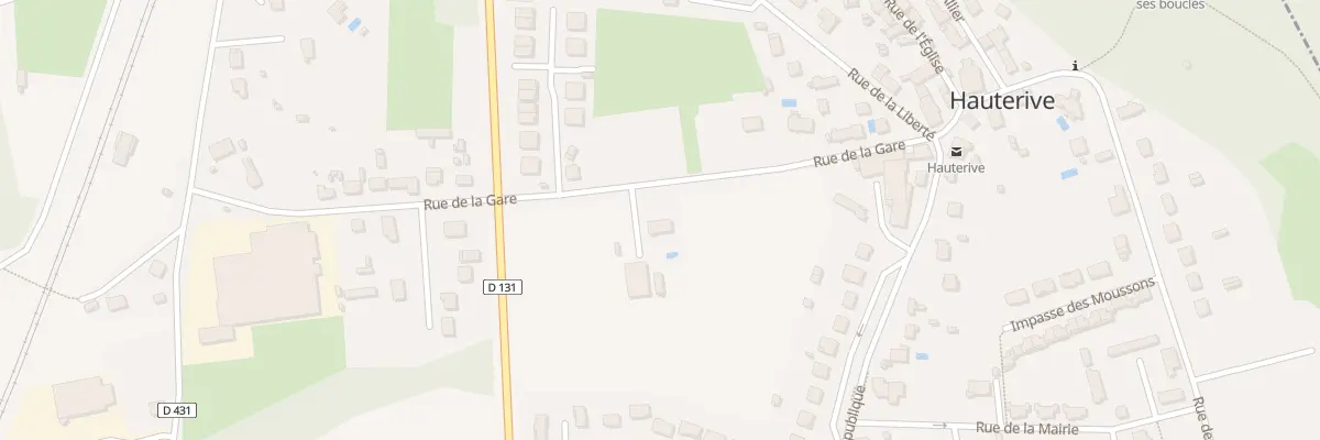 Plan du 42 Rue de la Gare à Hauterive