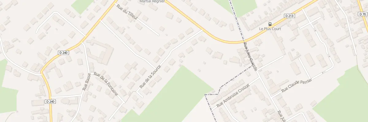 Plan du 7 Rue Genes de Boiseville à Oisy
