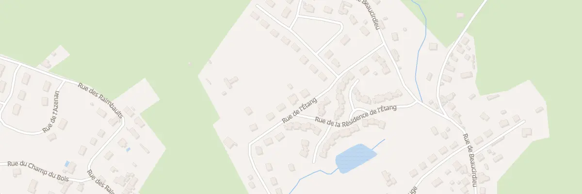 Plan du 7 Rue de l’Étang à Saint-Léger-des-Vignes