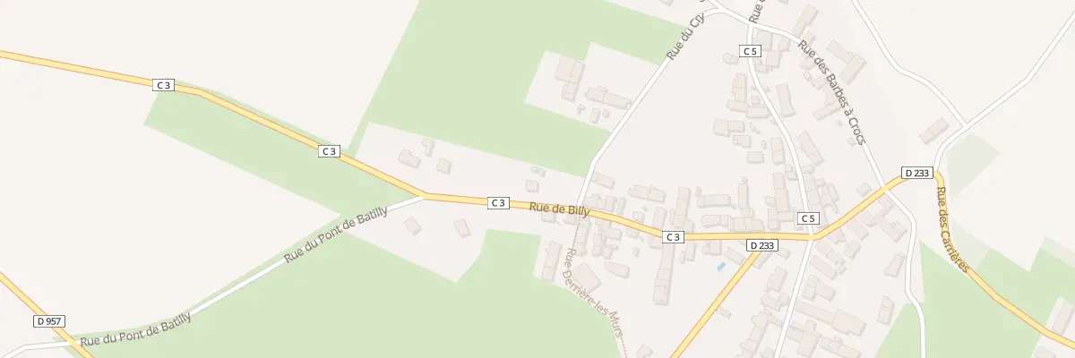 Plan du 28 Rue de Billy à Oisy