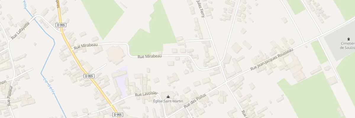 Plan du 9 Rue Mirabeau à Saulzoir