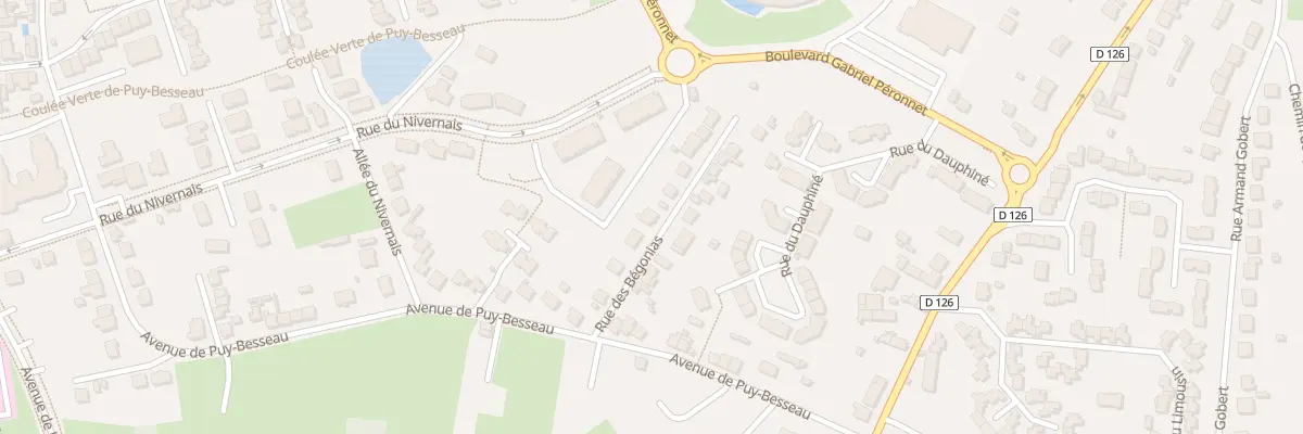 Plan du 11 Rue des Bégonias à Cusset