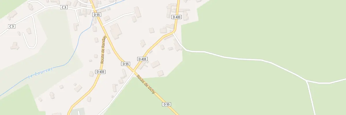 Plan du 6 Rte de Saint Yorre à Saint-Priest-Bramefant