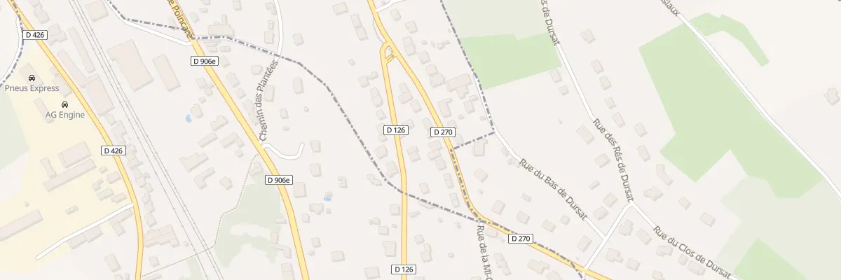 Plan du 17 Rue de la Cote Saint Amand à Vichy