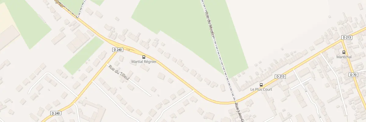 Plan du 13 Rue Martial Regnier à Oisy