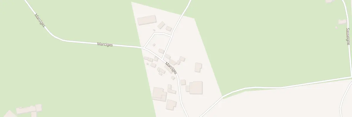 Plan du 51 Marsiges à Montenoison