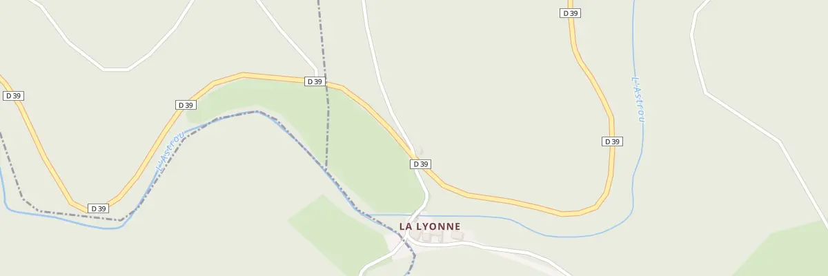Plan du 1 La Lyonne à Condat-lès-Montboissier
