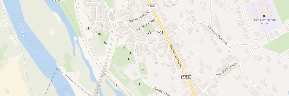 Plan du 15 Rue de la Liberté à Abrest