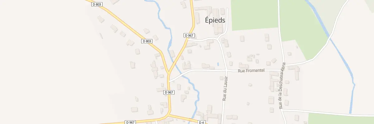 Plan du 3 Rue Fromentel à Épieds