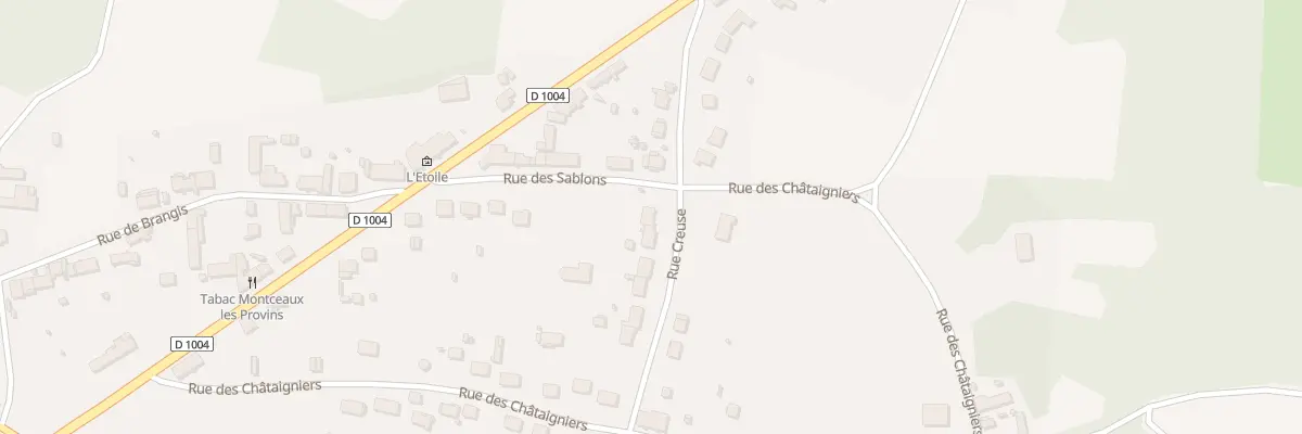 Plan du 6 Rue Creuse à Montceaux-lès-Provins