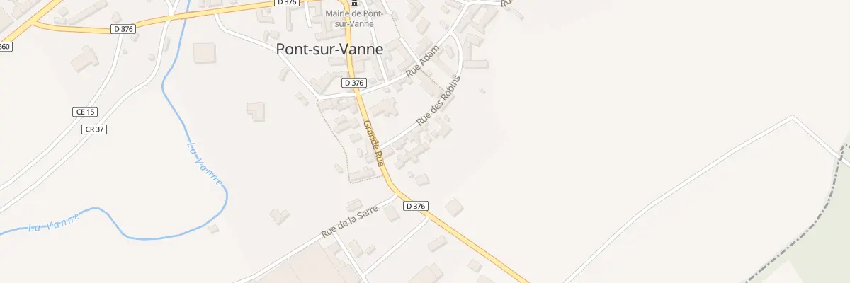 Plan du 6 Rue des Robins à Pont-sur-Vanne