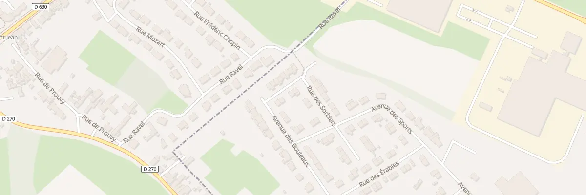 Plan du 7 Rue des Sorbiers à Prouvy