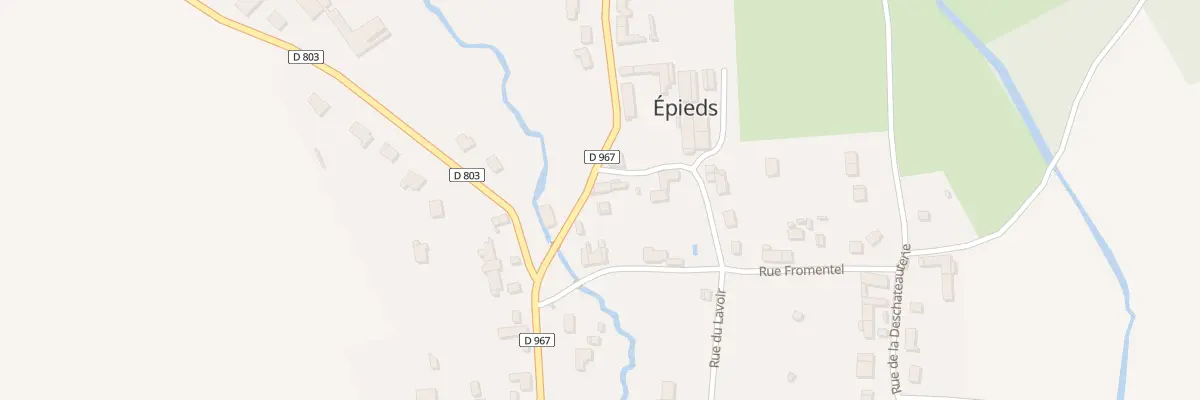 Plan du 8 Rte de Beuvardes à Épieds