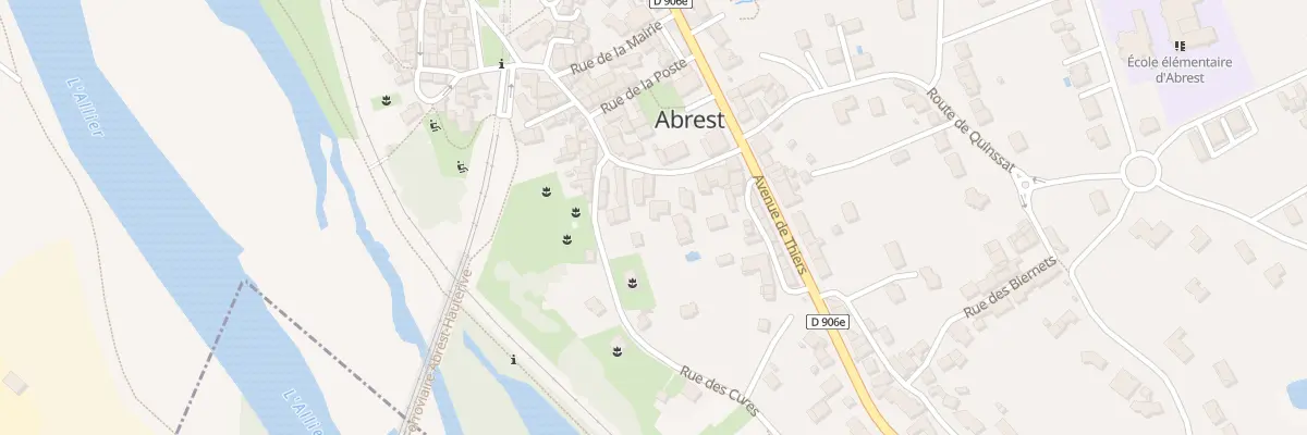 Plan du 13 Rue de la Liberté à Abrest