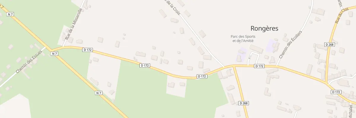 Plan du 4 Rue du Grand Champ à Rongères