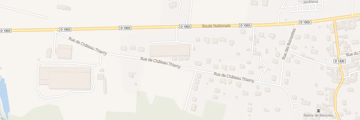 Plan du 15C Rue de Château-thierry à Blesmes