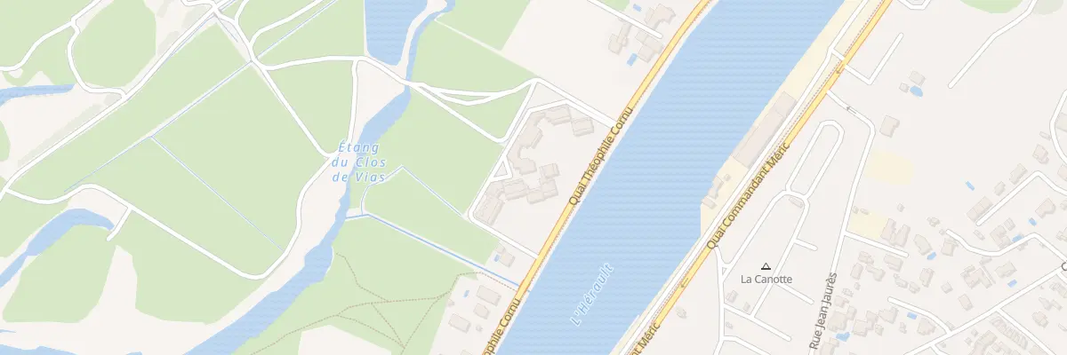 Plan du 97 Quai Theophile Cornu à Agde