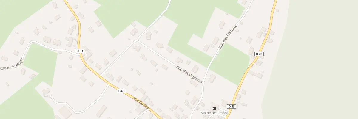 Plan du 2 Rue des Vignères à Limons