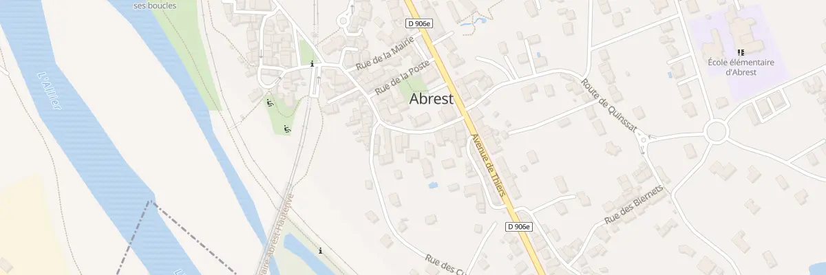 Plan du 11 Rue de la Liberté à Abrest