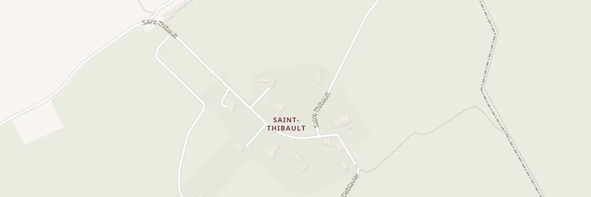Plan du 13 Ham de Saint Thibault à Pourrain