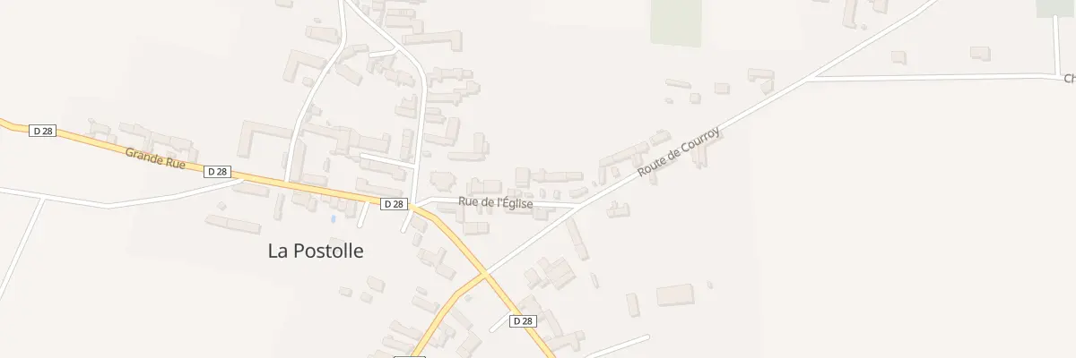 Plan du 7 Rue de l’Eglise à La Postolle