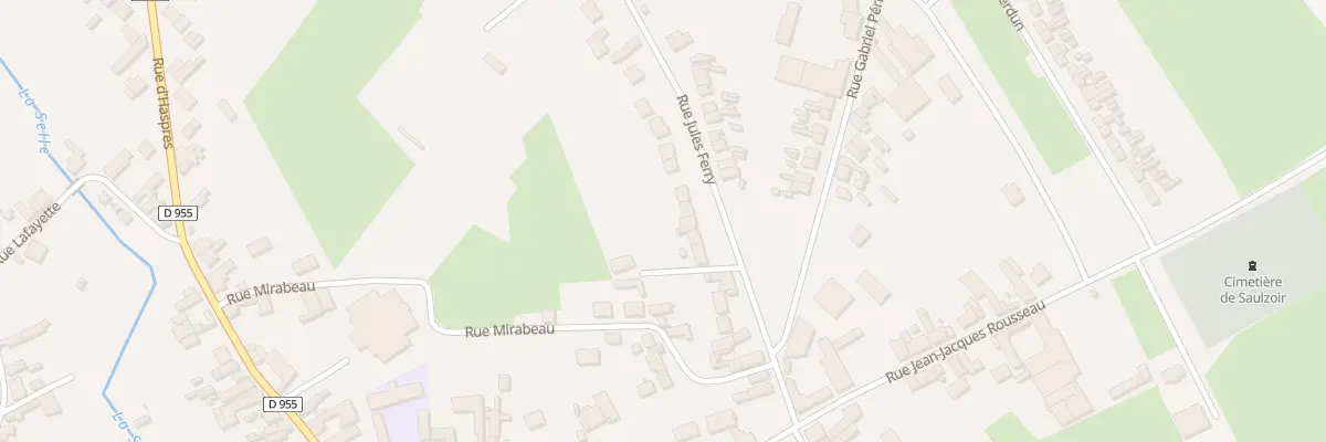 Plan du 17 Rue Jules Ferry à Saulzoir
