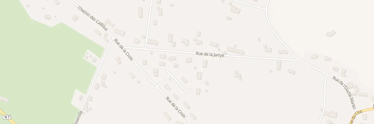 Plan du 17 Rue de la Jarrye à Rongères