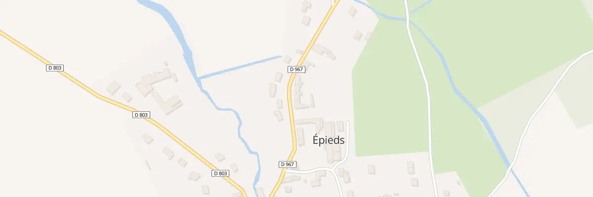 Plan du 18 Rte de Beuvardes à Épieds