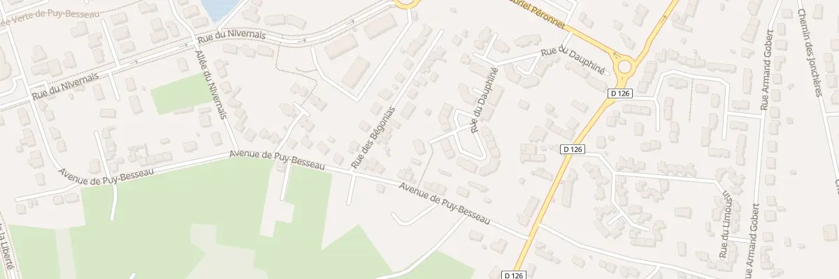 Plan du 44 Rue du Dauphiné à Cusset